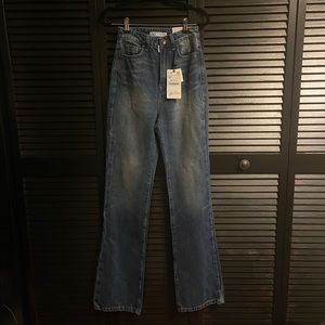 ZARA HIGH RISE JEANS